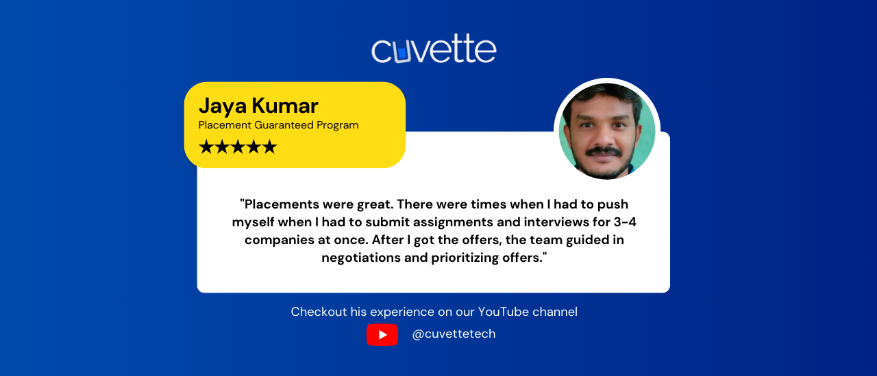 Mechanical 2020 Grad Got A FullTime Job Offer Through PGP Cuvette Tech